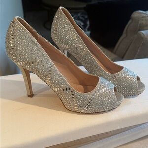 Size 8 Lauren Larraine gorgeous formal heels. Worn once